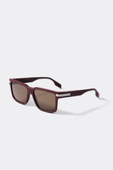 MATTE BURGUNDY/BROWN