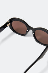 BLACK/SOLID BROWN
